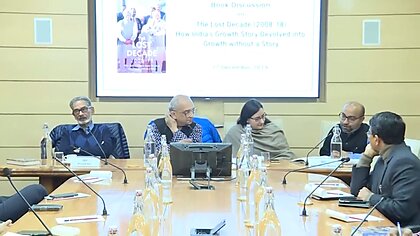 Swaminathan S. Anklesaria Aiyar participates in the book event,”The Lost Decade: How India’s Growth Story Devolved into Growth without a Story,” hosted by ORF